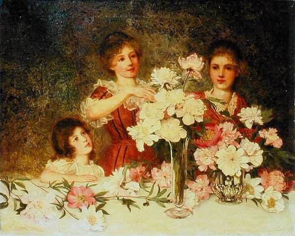 Arranging the Peonies, 1902