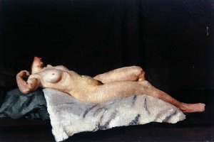 Female Figure Lying on Her Back, 1912