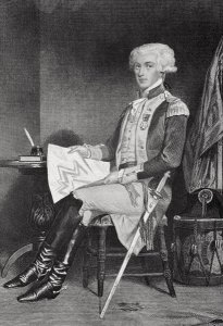 Portrait of Marie-Joseph-Paul-Yves-Roch-Gilbert Du Motier, Marquis de La Fayette (or Lafayette) (1757-1834)