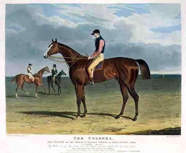 'The Colonel', the Winner of the Great St. Leger Stakes at Doncaster, 1828