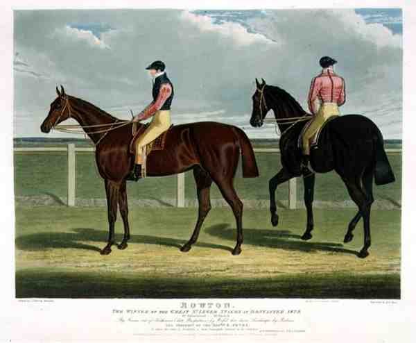 'Rowton', the Winner of the Great St. Leger Stakes at Doncaster, 1829