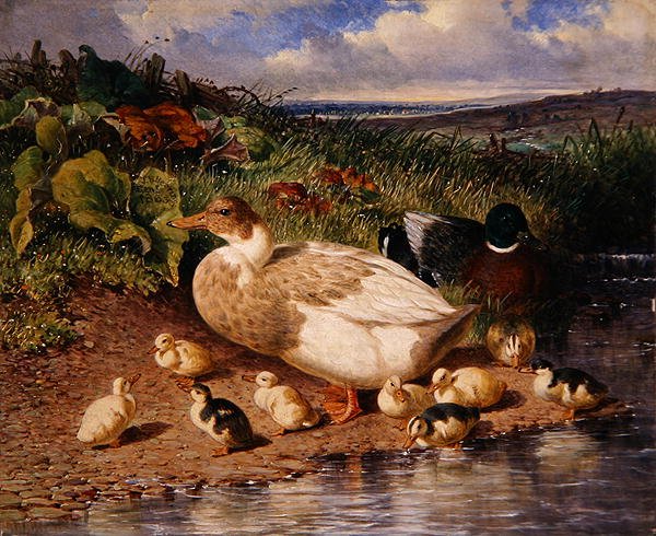 Ducks by a Stream, 1863