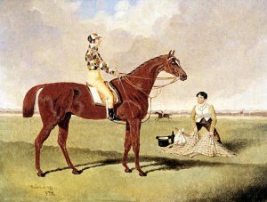 'Barefoot' ridden by Dick Goodison, 1829