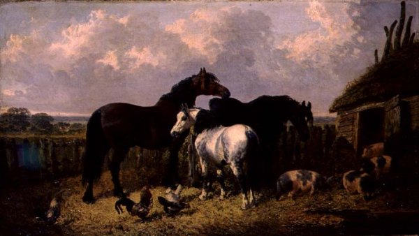 Horses and Pigs, 1864