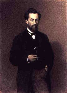 Portrait of Mikhail Konstantinovich Klodt (1832-1902), 1871