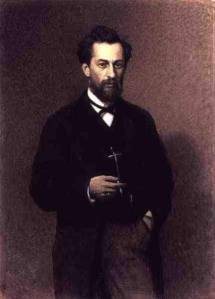 Portrait of Mikhail Konstantinovich Klodt (1832-1902), 1871