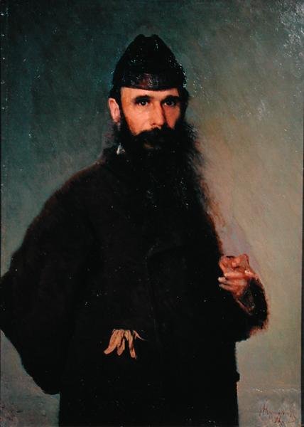 Portrait of Alexander Litovtchenko (1835-90), 1878