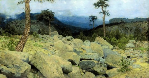 In the Crimean Mountains, 1886