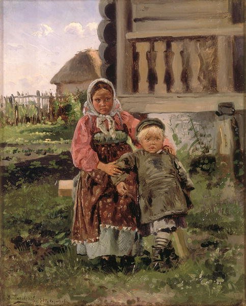 Brother and Sister, 1880