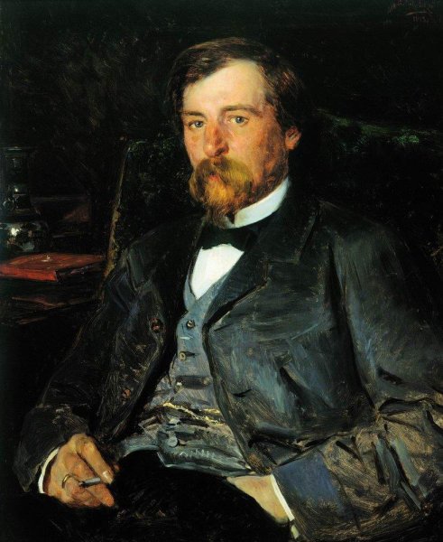 Portrait of the Artist Illarion Mikhailovich Pryanishikov (1840-94), 1883