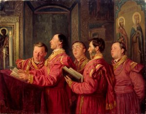 Choristers in the Church, 1870