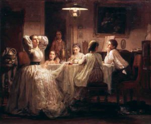 Sewing of the Dowry, 1866