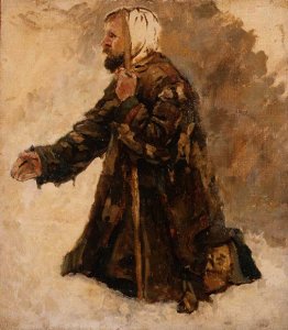 A Shaman, sketch for Yermak Conquers Siberia, 1893