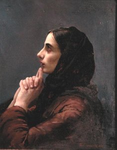 Young Woman at Prayer, 1879