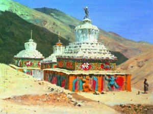 The Death Memorial in Ladakh, 1875