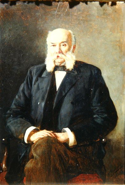 Portrait of Ivan Gontcharov, 1888