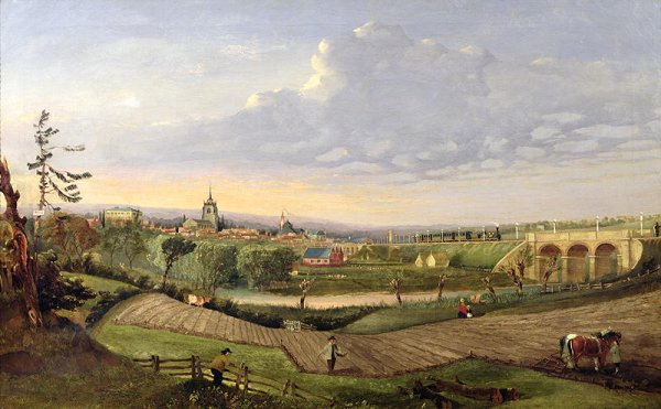 View of Chelmsford from Springfield Hill