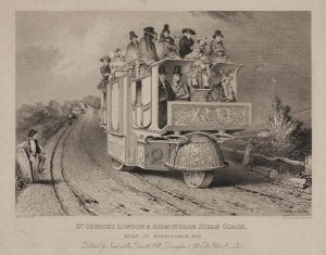 Dr Church's London and Birmingham Steam Coach, 1833