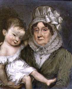 Mother of Agnes FitzHerbert with one of her grandchildren, c.1817