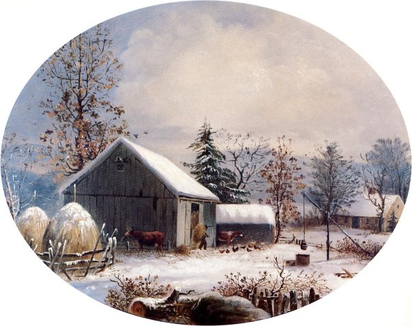 Farmyard in Winter