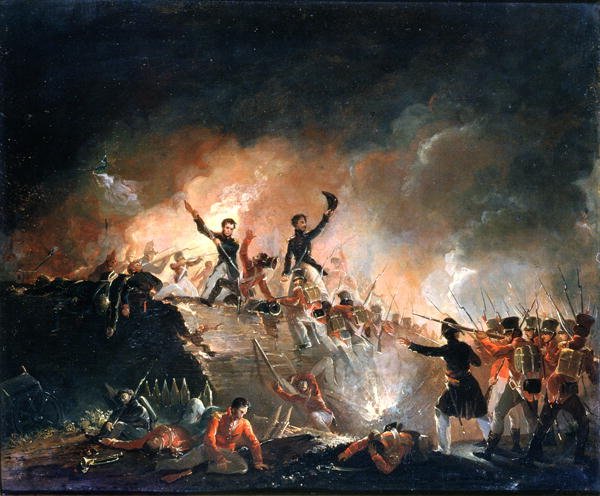 Repulsion of the British at Fort Erie, 15th August 1814, 1840