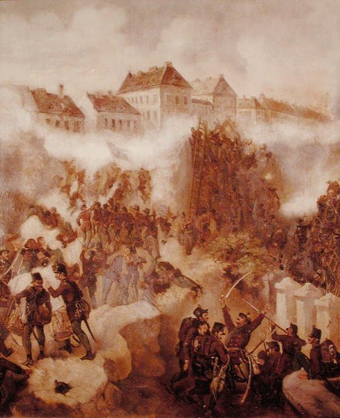 The Recapture of the Buda Fortress by the Hungarian Insurgents on 21st May 1849