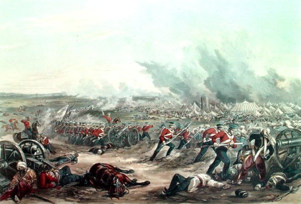 The 2nd Day of the Battle of Ferozshah, 22nd December 1845