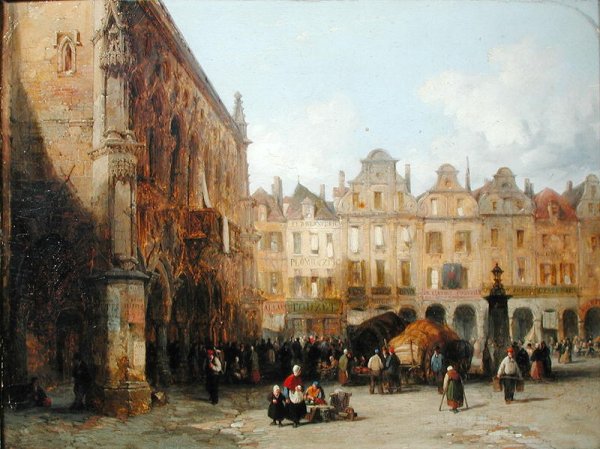 The Hotel de Ville, Arras, 1856