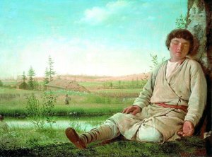 Sleeping Shepherd Boy, 1823-26