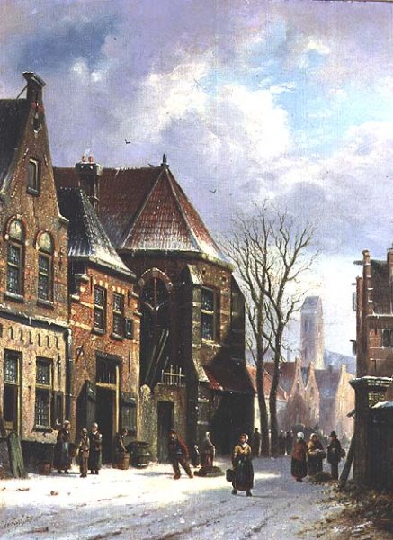 A Dutch Street Scene, 1855