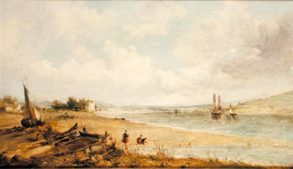 View of the Burry Estuary, 1856