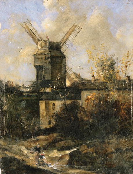 The Moulin de la Galette, Montmartre, 1861