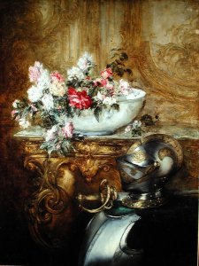 Still Life of a Bowl of Flowers