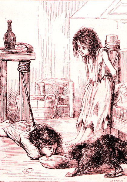 The Pitiful Children, illustration from LAnnee Illustree, 1868