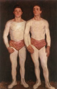 Three Nude Boys Evening sketch 1912