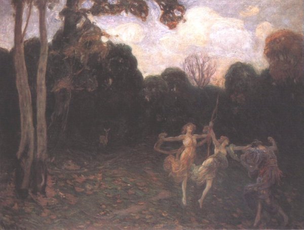 Dancing Girls at the Edge of the Forest 1895