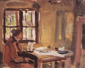 At the Window Rozsi at the Table 1933-34