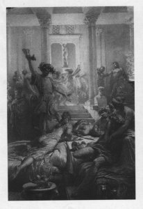 Illustration to Imre Madachs The Tragedy of Man- In Rome Scene 6 1887