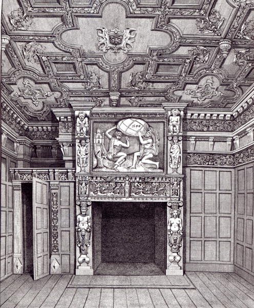 East View of the first floor of Sir Paul Pindars Bishopsgate Street, 1810