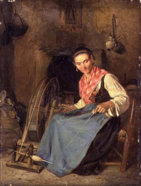 Woman Spinning