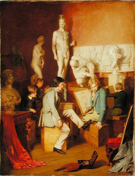 Interior of an Academy The Critics, 1848