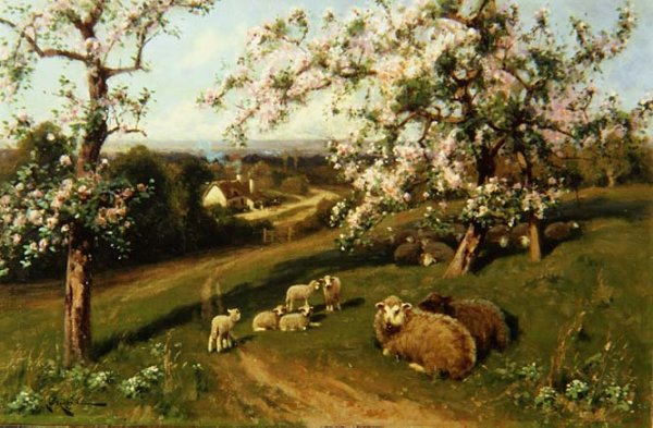 Spring, one of a set of the four seasons