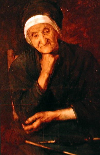 Old woman from Aulus Ariege