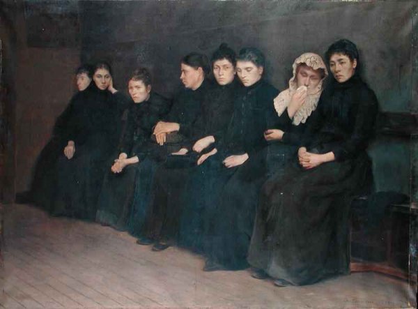 Waiting in the Clinic, 1888