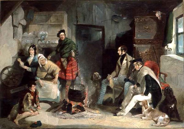 Highland Interior, after Sir Edwin Landseer 1802-73