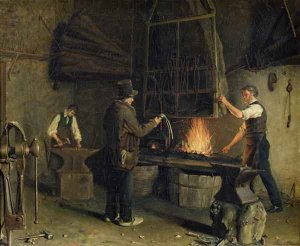 A Day at the Forge, 1887