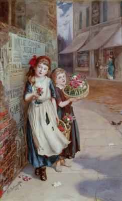 Little Flower Sellers 1887