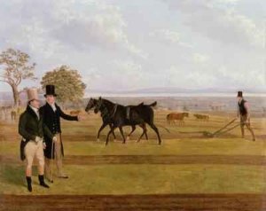 Sir Charles Morgan at the Castleton Ploughing Match 1845