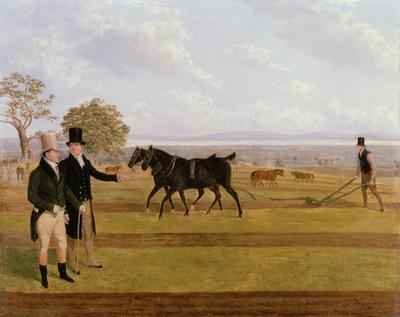 Sir Charles Morgan at the Castleton Ploughing Match 1845