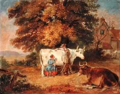 Rural Scene with Cows 1887